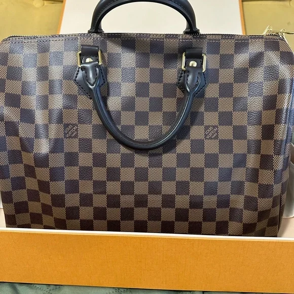 Louis Vuitton Speedy Bandouliere 35 Damier Ebene - Picture 2 of 16